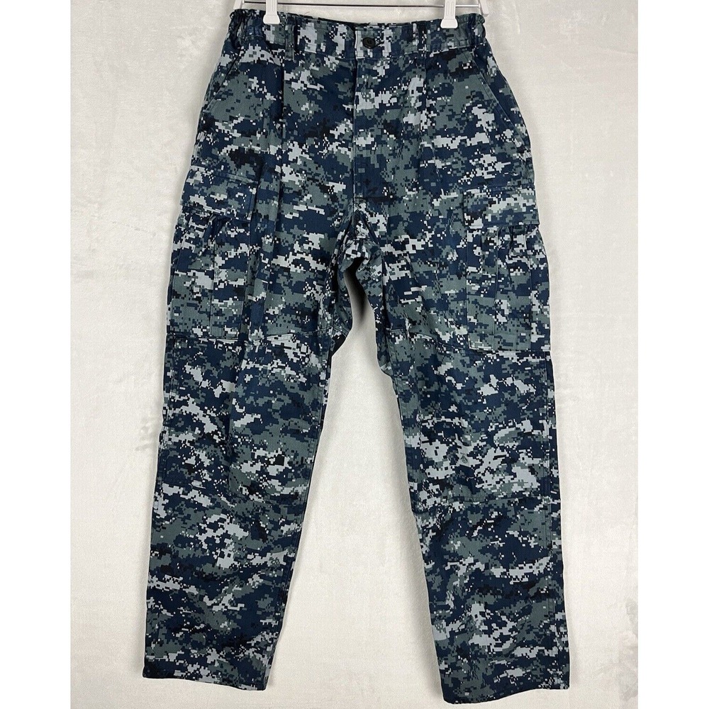 US NAVY Men Cargo 33 Short Digital Camo DRIVER Lightweight Working Trouser Pants